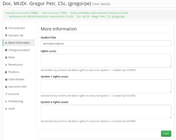  User extended attributes
