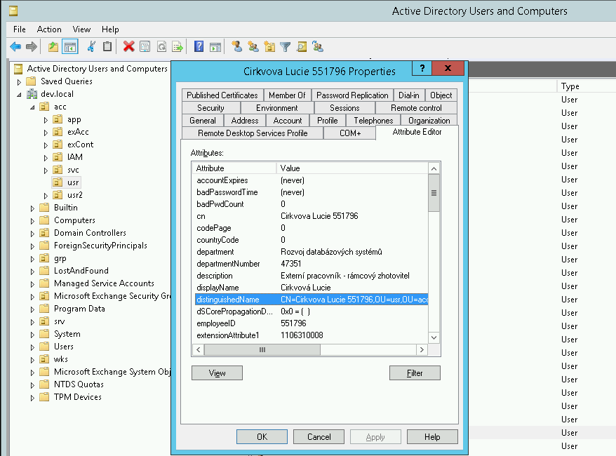  Attributes editor