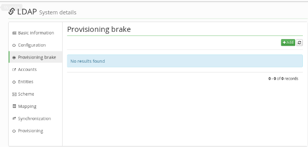 Adding a new provisioning brake Adding a new provisioning brake