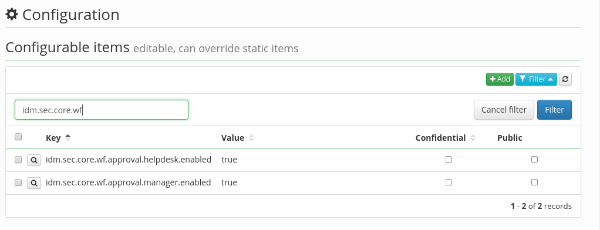  Configuring roles approval