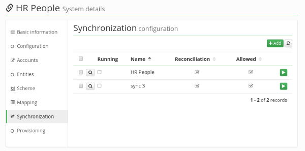 synchronizations list synchronizations list
