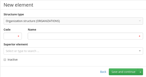  New org structure